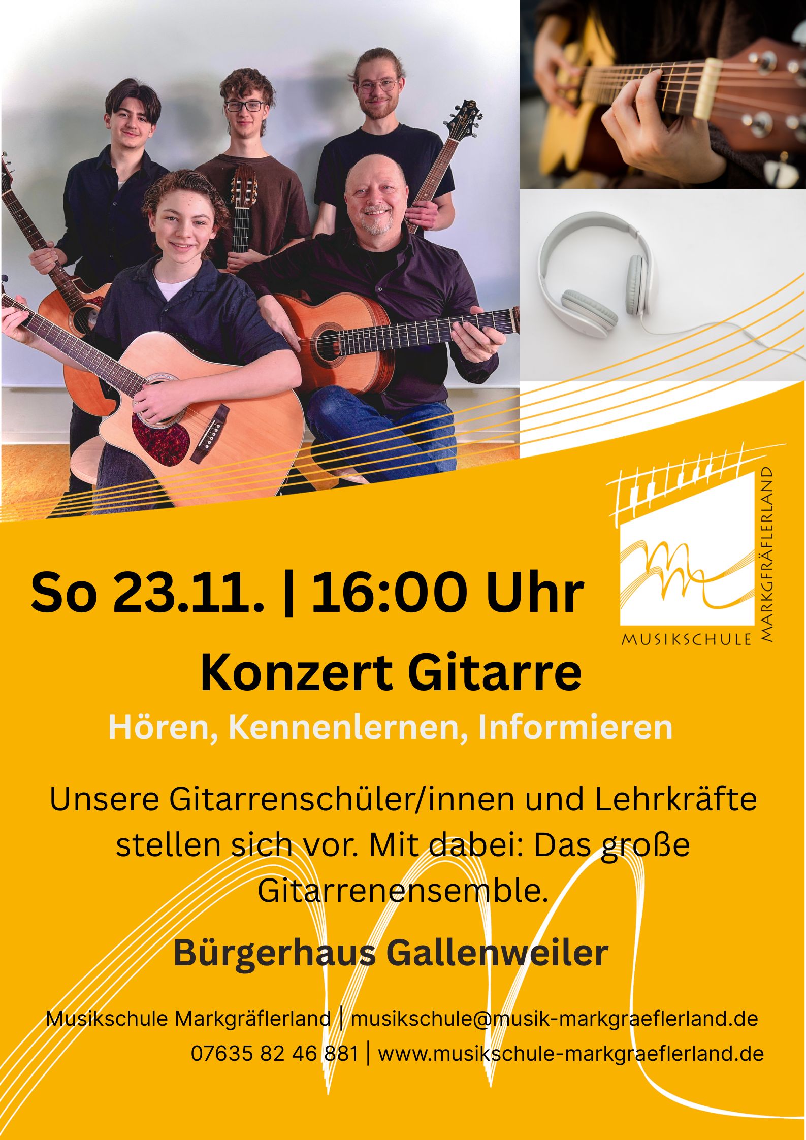 Gitarre erleben – Konzert und Infoveranstaltung