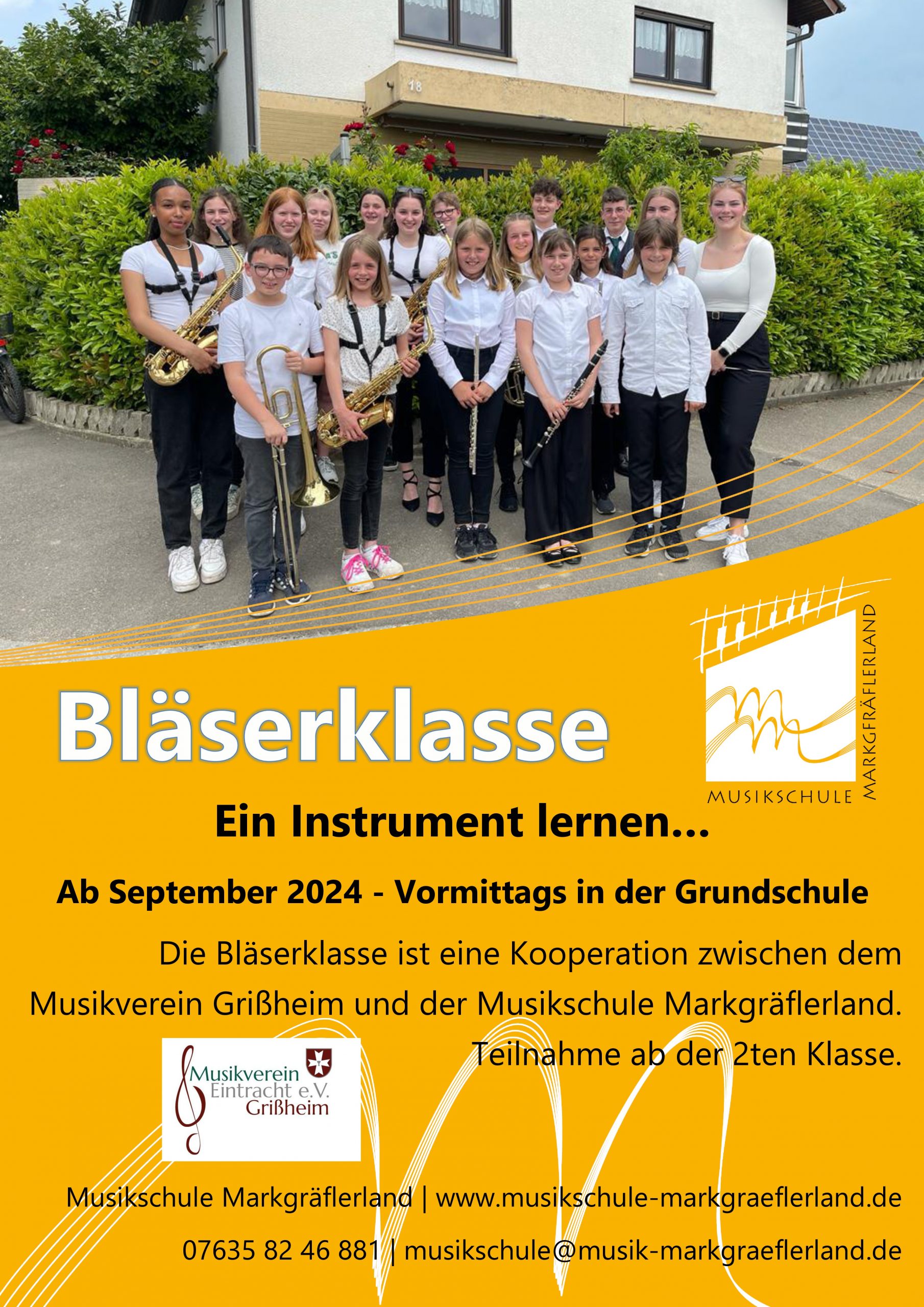 Kooperation bekräftigt – Musikschule in Grißheim